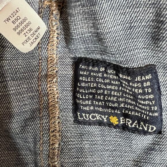 Lucky Brand Pixie Denim Jacket, Women's Size M - Picture 7 of 7